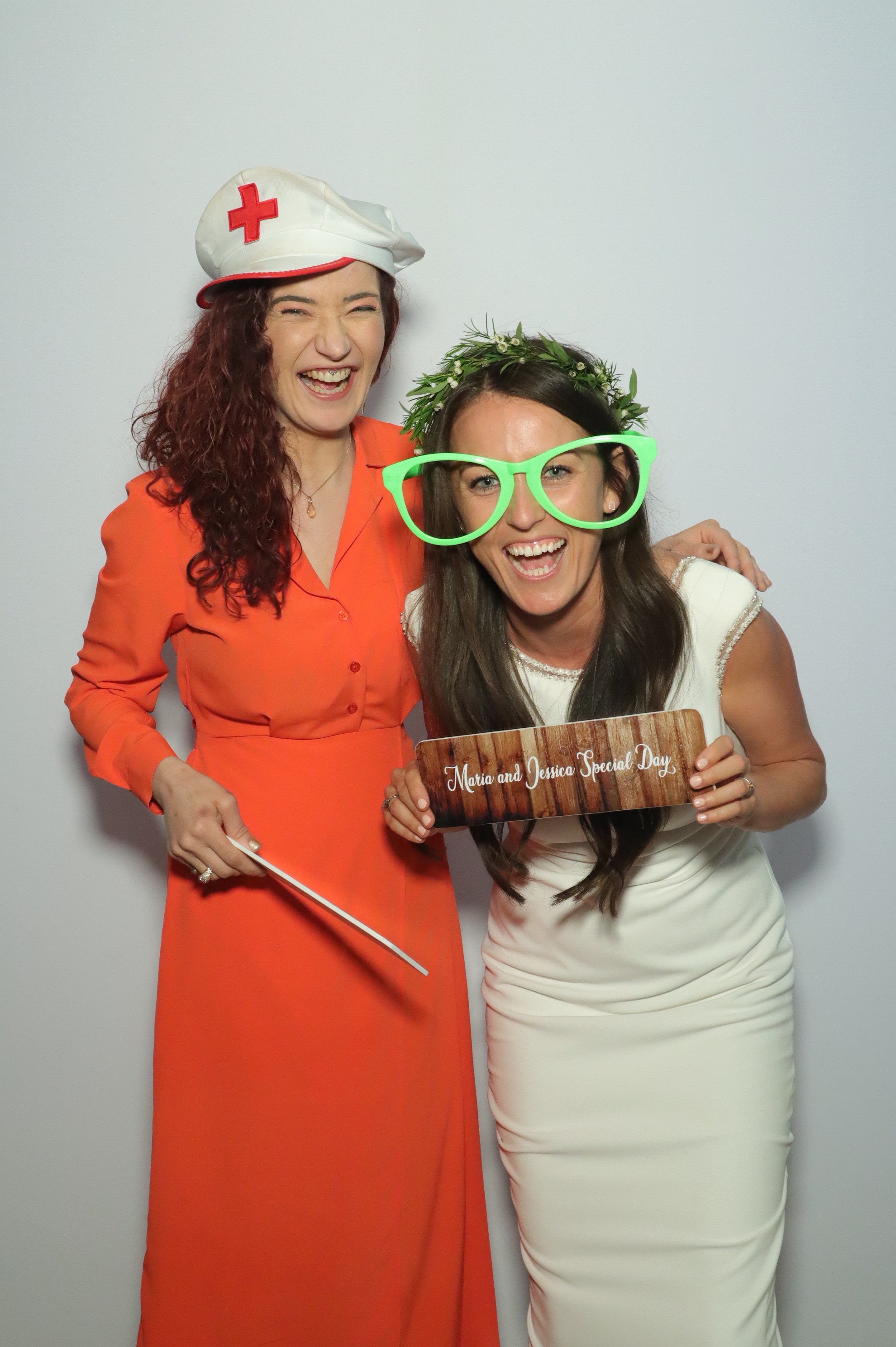 Maria and Jessica's Wedding | View more photos from the event at gallery.myphotoboothexperience.co.uk/u/MyPhotoBoothExperienceLtd/Maria-and-Jessicas-Wedding